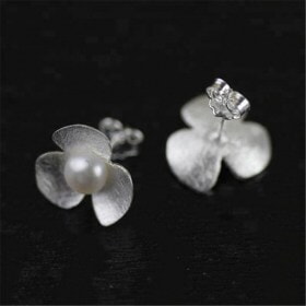 Fashion-Silver-Clover-Flower-Natural-pearl-jewelry (4)